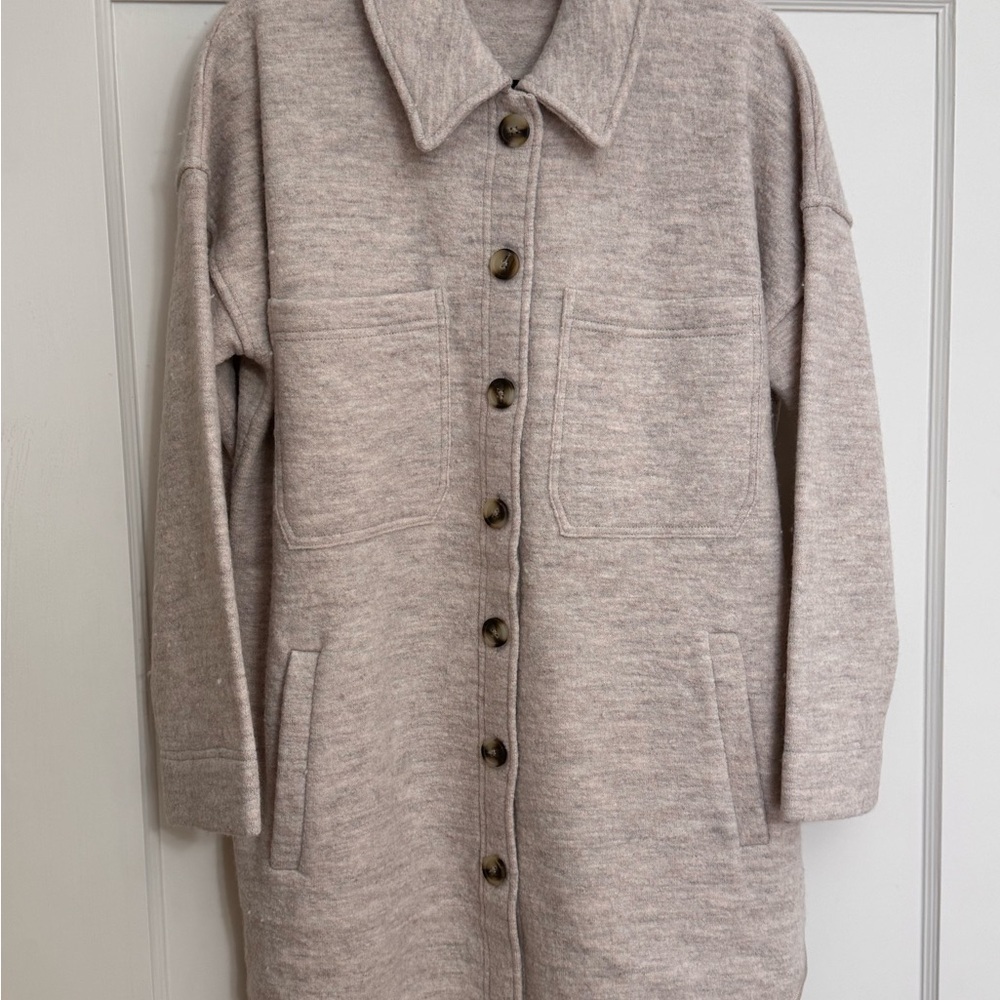 Cozy Beige Shacket